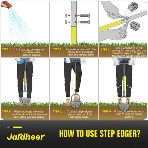 Jardineer Edger yard maintenance solution for clean borders and borders