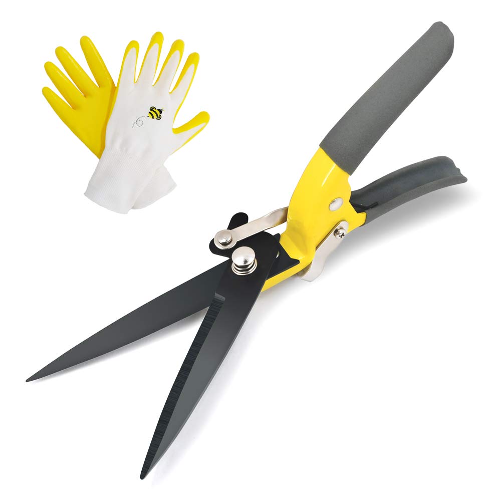 Jardineer Sharp Grass Shears with steel blade for precise lawn edging.