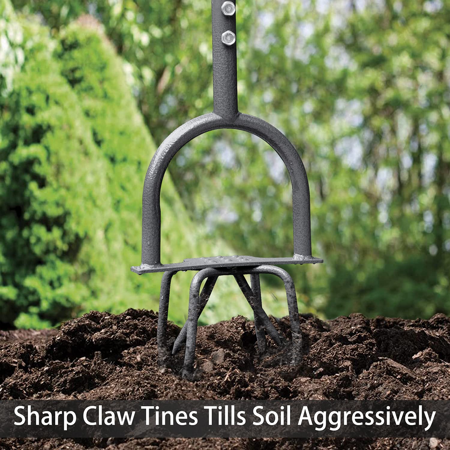 Jardineer small-garden-claw ideal for tilling pots and tight planting spots.