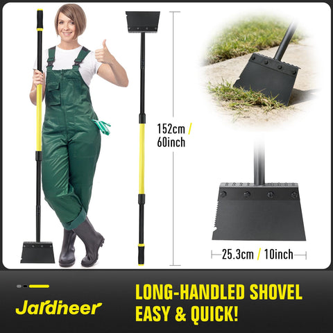 Jardineer snow and ice shovel for quick driveway clearing
