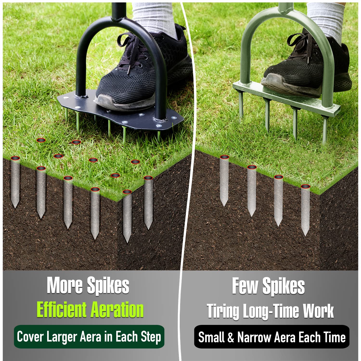 Jardineer Spare Spikes included for quick replacements.