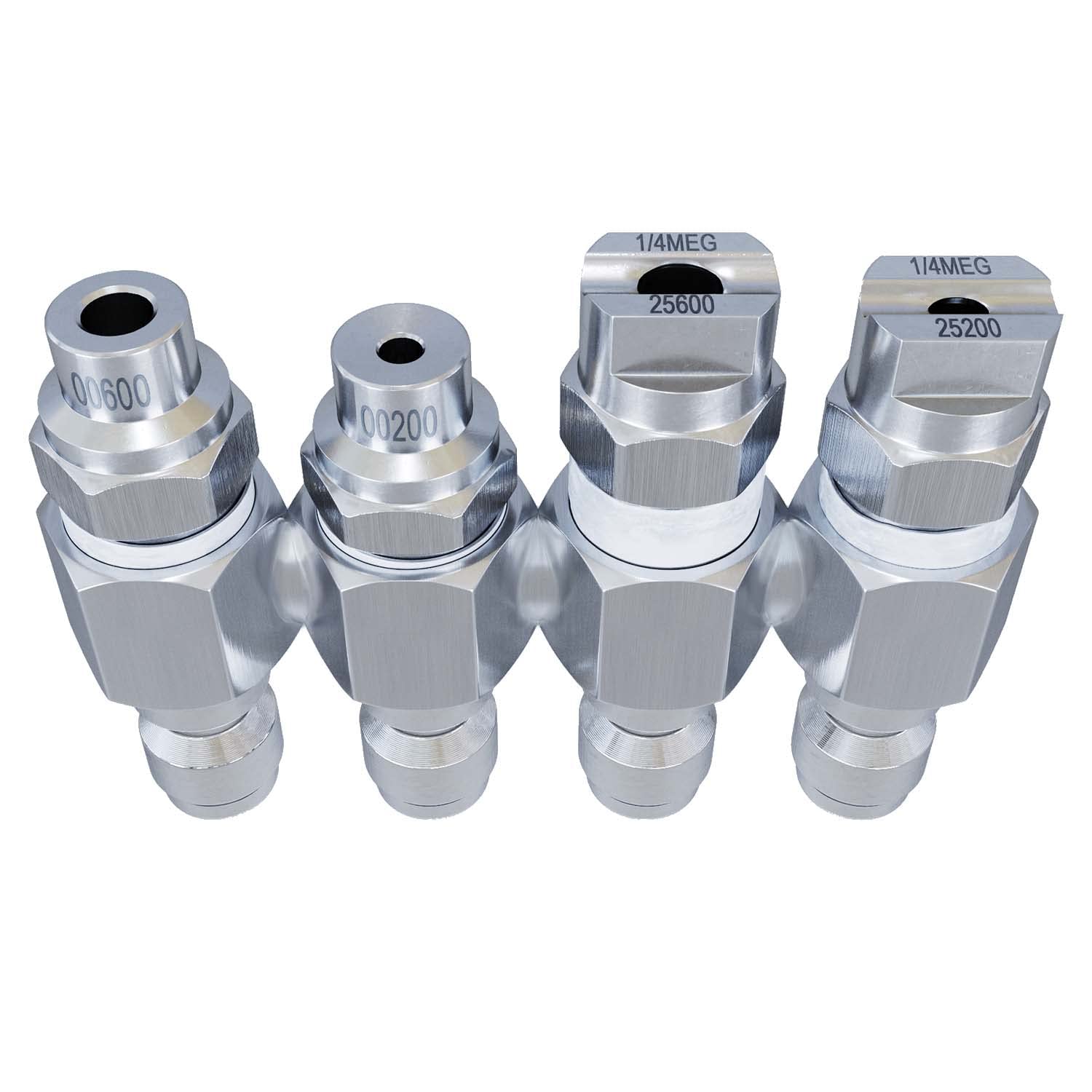 Jariko Jrod four-way nozzle assembly showing versatile jet options for tough outdoor cleaning.