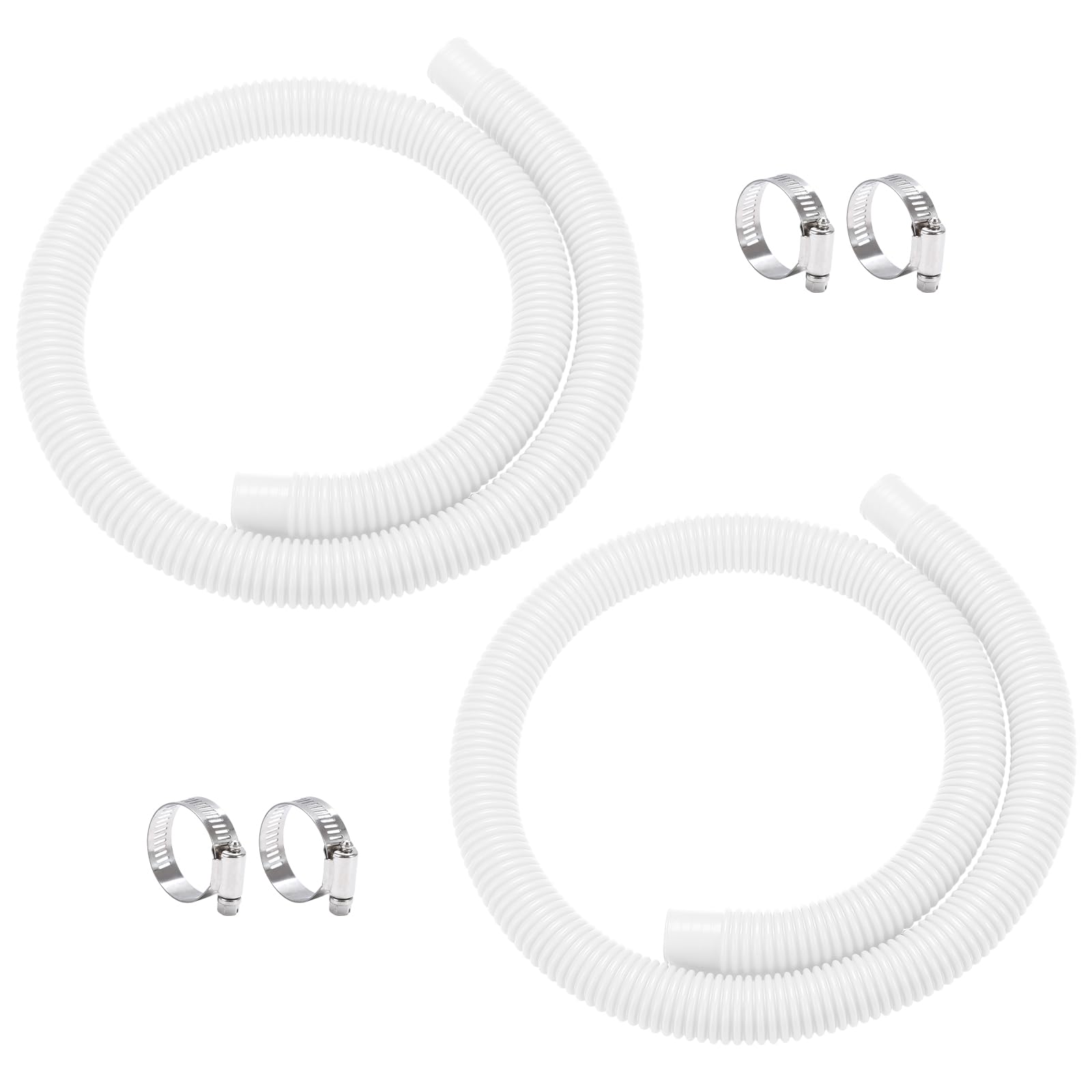 Jarkamm pool pump hose with 1.25in ends and 59in length for quick setup.