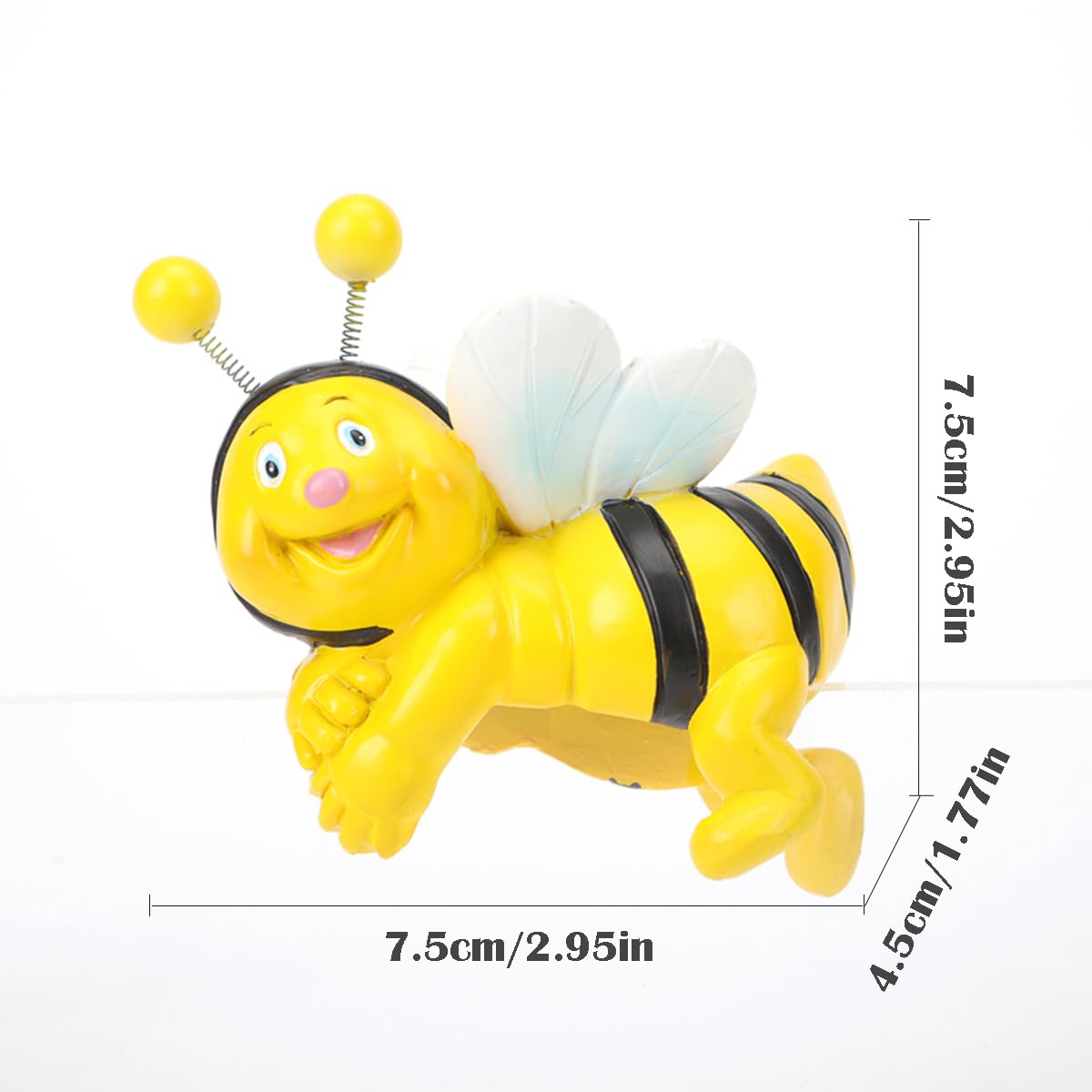 Jarpsiry two-bee set suitable for balcony or fence displays.