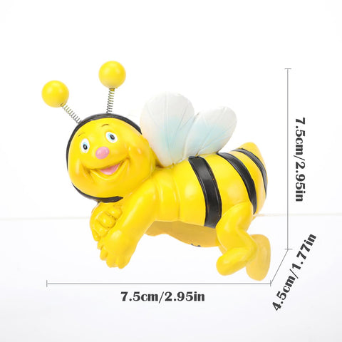 Jarpsiry two-bee set suitable for balcony or fence displays.