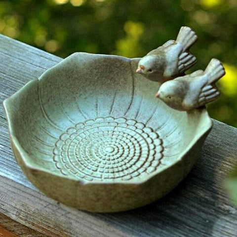 JARPSIRY outdoor bird feeder bowl serves as water and food station