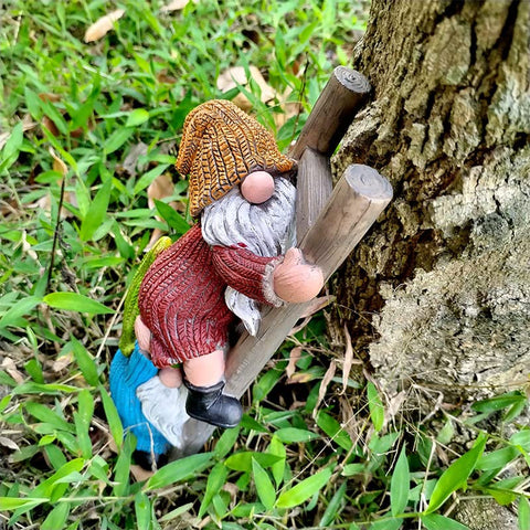JARPSIRY yard gnome figurine enhances garden appeal and friendly vibes.