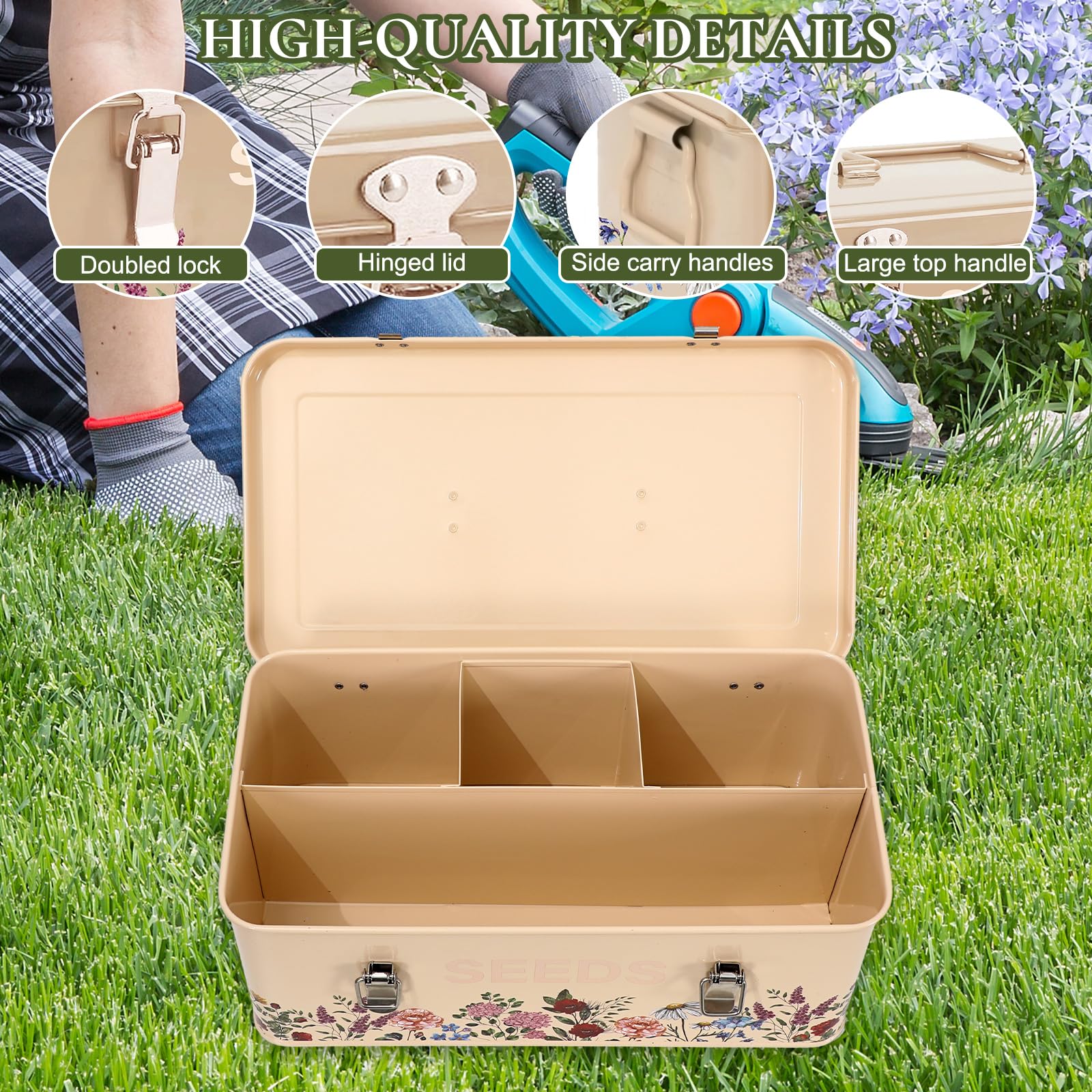 JarThenaAMCS blank plant labels help you neatly mark seed types and pots.