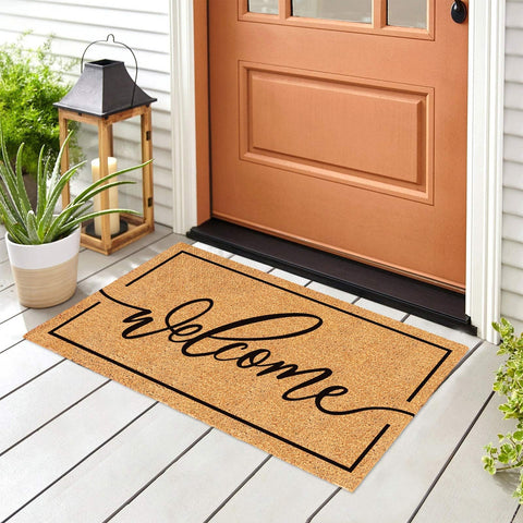 JarThenaAMCS Front porch mat, versatile for indoor and outdoor use.