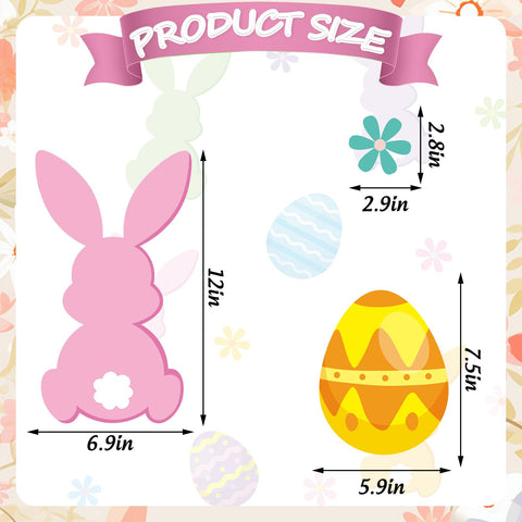 JarThenaAMCS Easter egg and flower magnets brighten a refrigerator surface