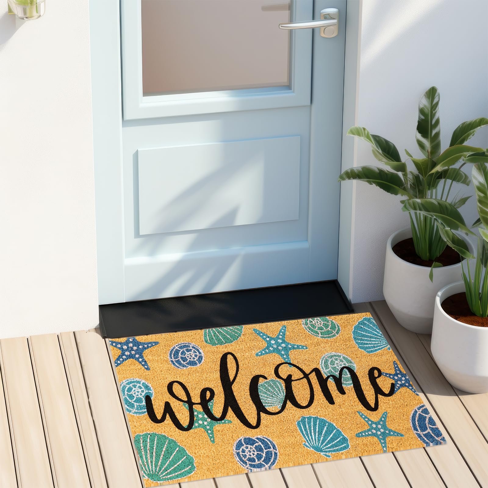 JarThenaAMCS entrance mat 16-5x29 inches fits most doors