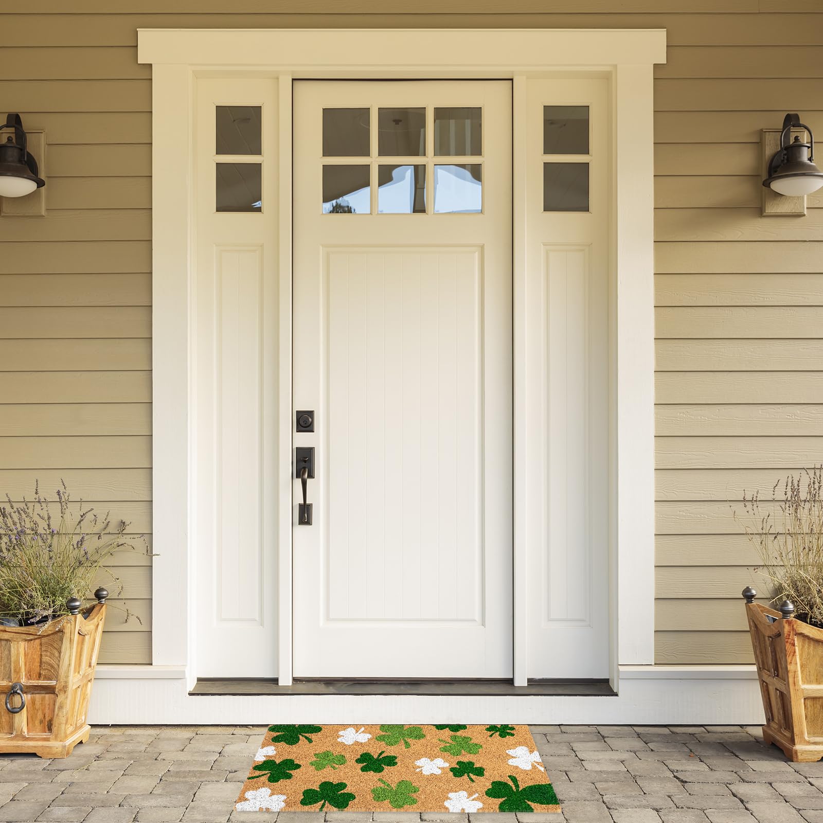 JarThenaAMCS durable mat withstands daily traffic at entryways.