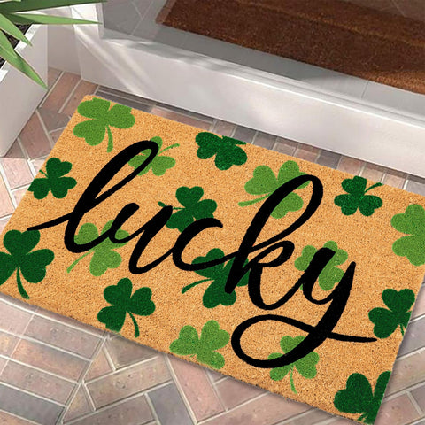 JarThenaAMCS front door mat for indoor outdoor use.