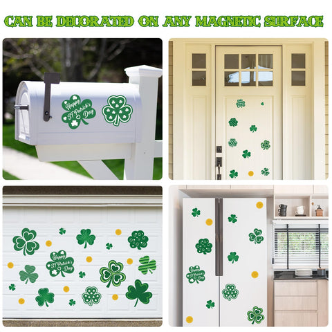 JarThenaAMCS St. Patrick's magnets securely cling to metal doors