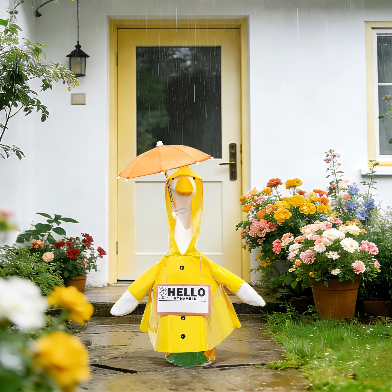 Durable PU material ensures lasting use on cement statues and plastic lawn figures