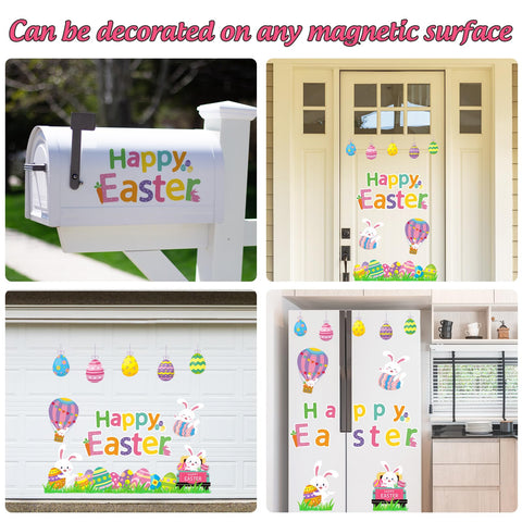 JarThenaAMCS spring decoration magnet on a window for festive ambiance