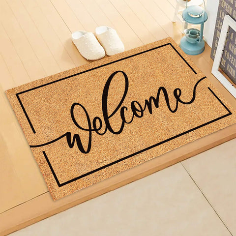 JarThenaAMCS Large indoor-outdoor mat fits most doorways and thresholds.
