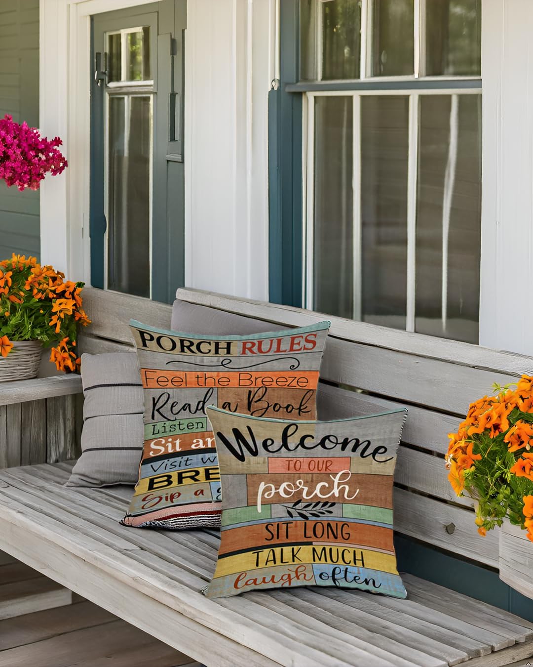 Jartinle beige reverse pillow cover features solid back for versatile styling.