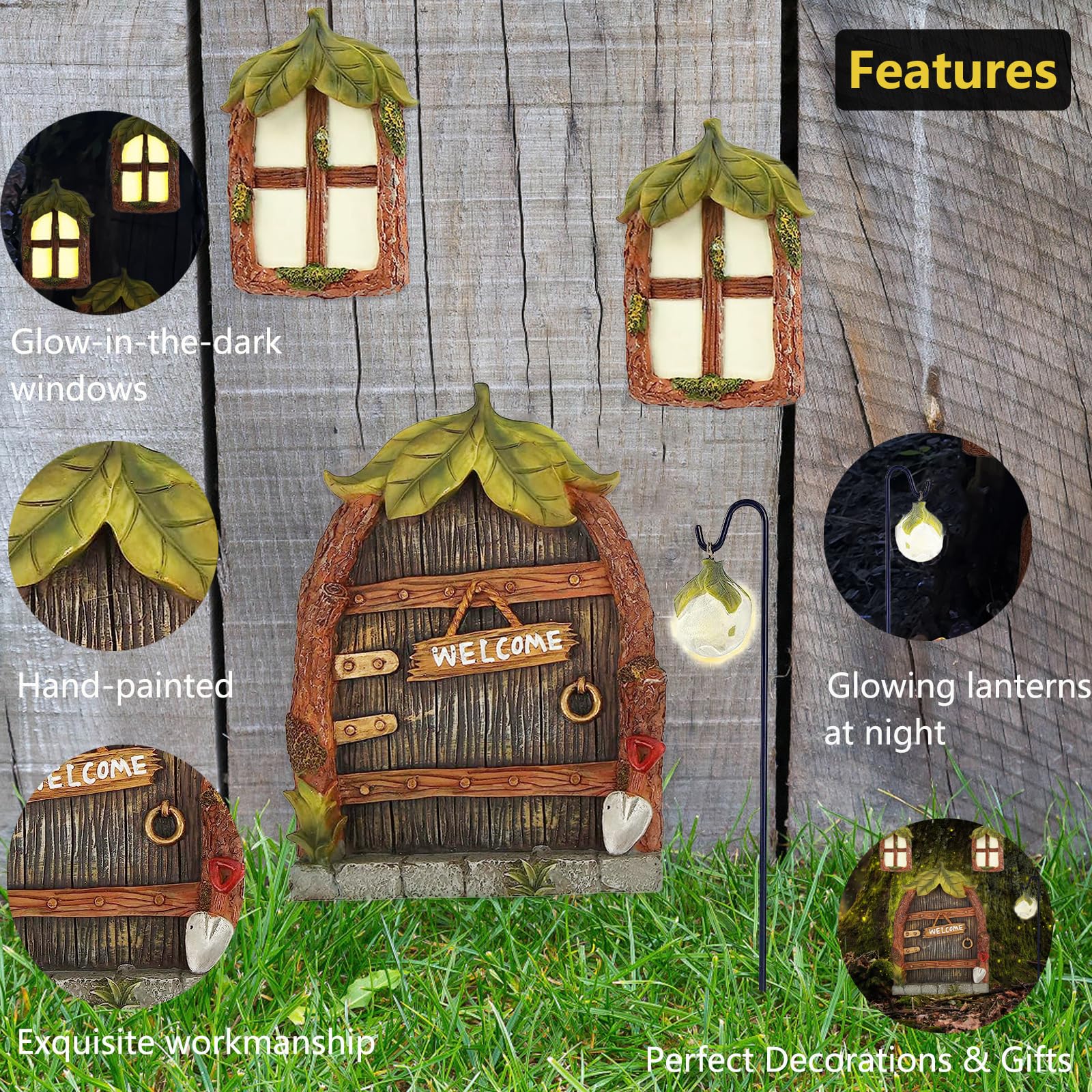 Jauay fairy garden accents collection complements mini scenes
