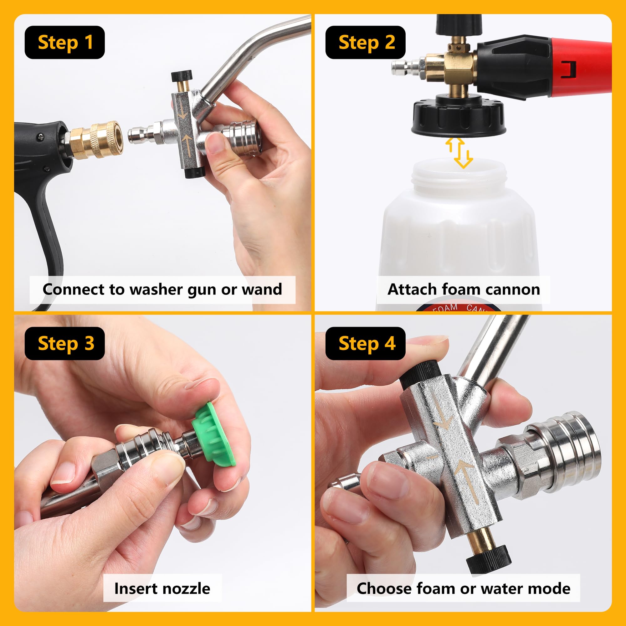 Javneo foam cannon safety tips for leak prevention