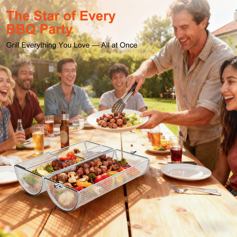 Jawjuly gift-ready BBQ basket ideal for birthdays or Father’s Day