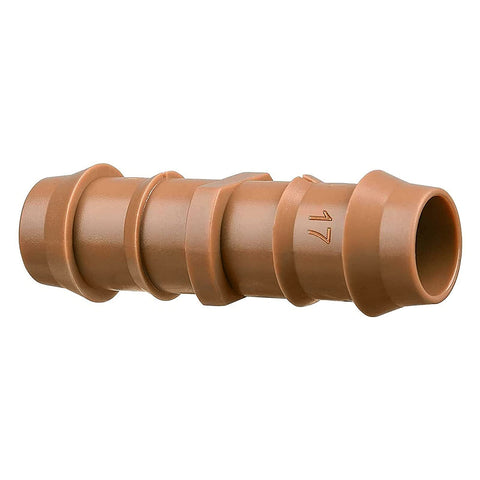 JAYEE 25-pack barbed coupling for 1/2-inch tubing ensures quick leak-free irrigation connections.