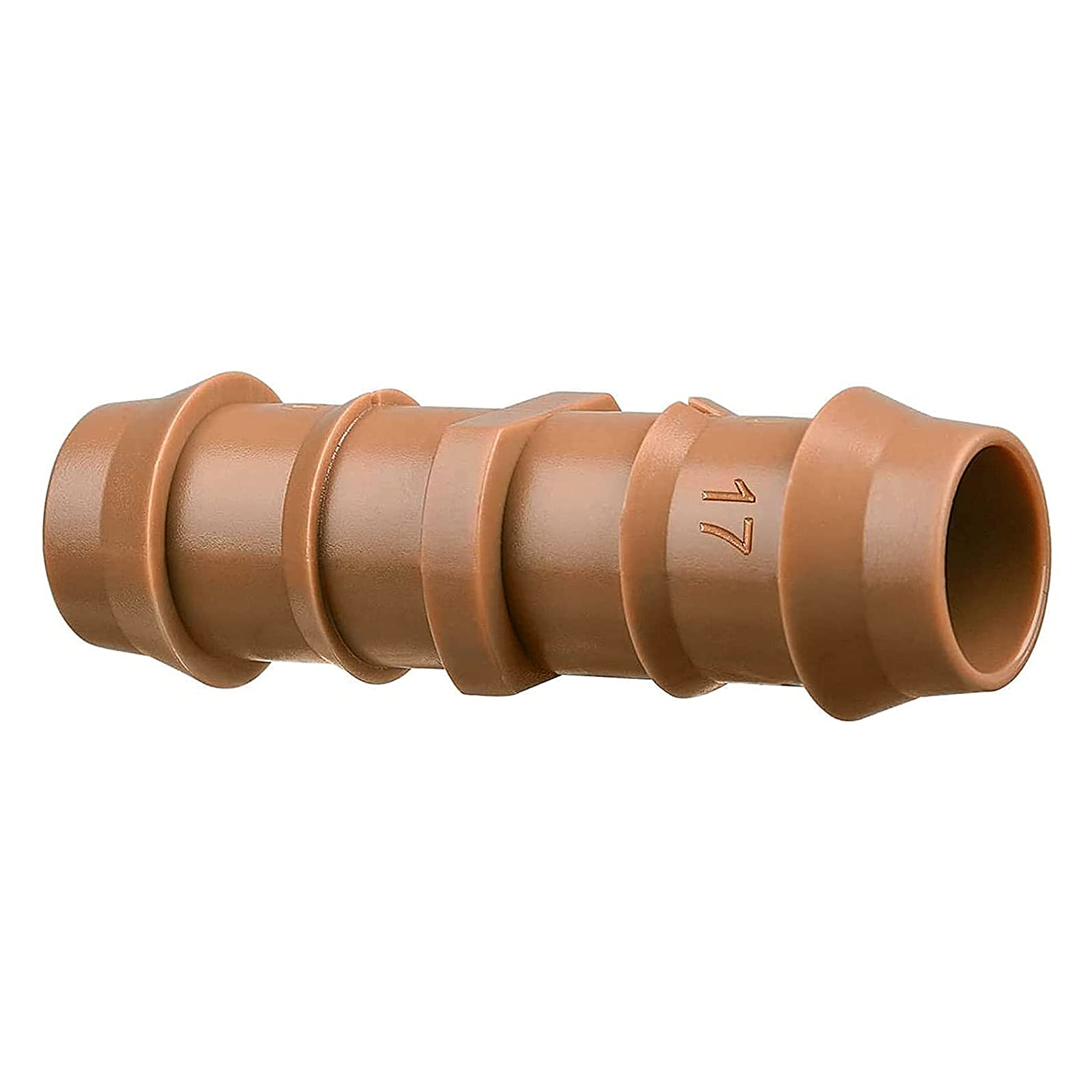 JAYEE 30-pack barbed couplings for 17mm tubing for reliable drip setup