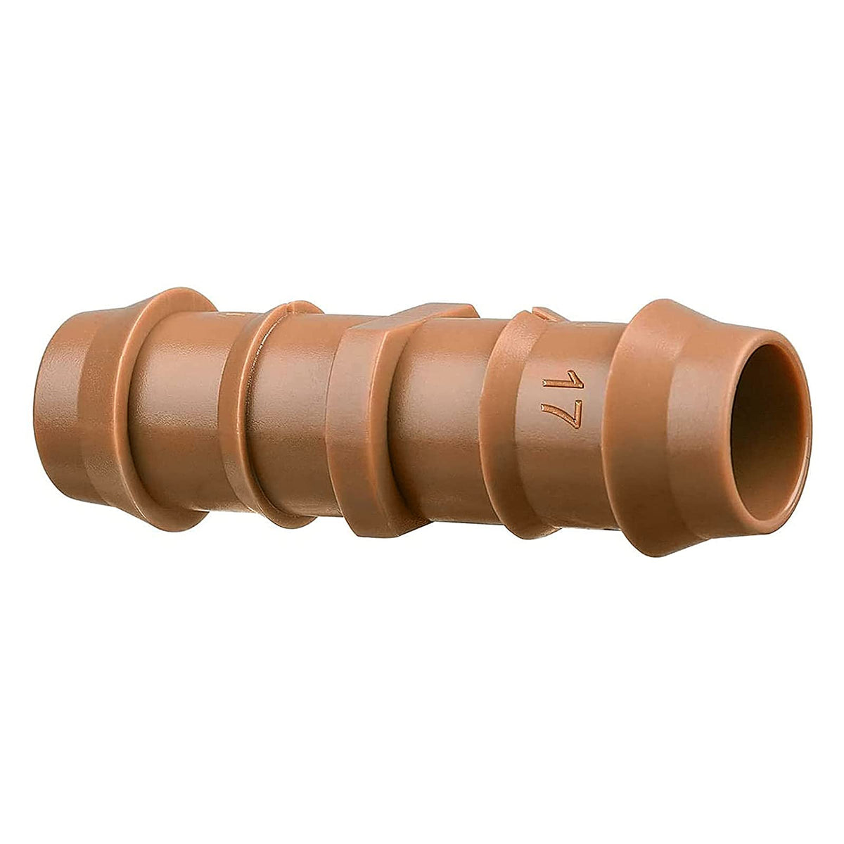 JAYEE 30-pack barbed couplings for 17mm tubing for reliable drip setup