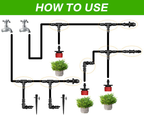 JAYEE barbed connectors provide quick, secure connections without glue.