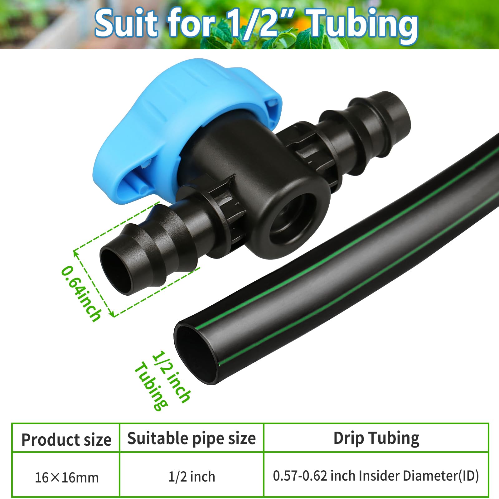 JAYEE barbed end connection provides secure tubing attachment