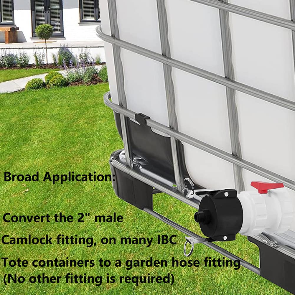 Jayen easy-connect tote adapter for quick garden hose hookups.