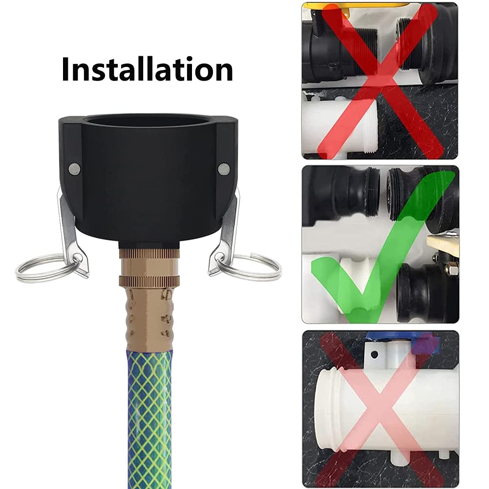 Jayen hassle-free tote setup for simple IBC to hose transitions.