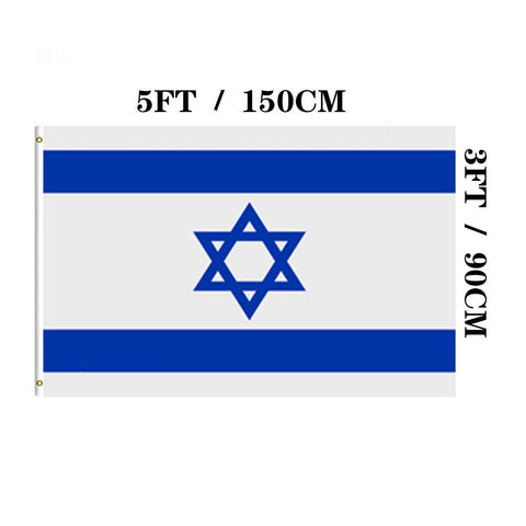 Heavy duty flag with two brass grommets for secure display.