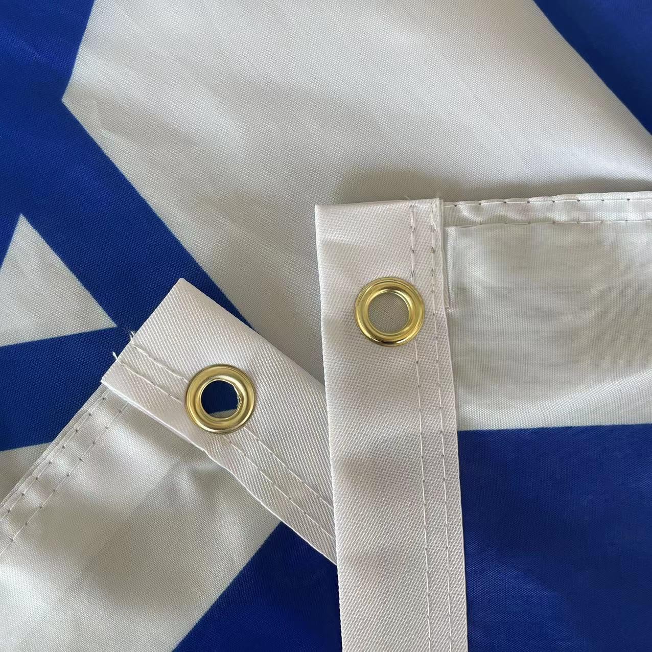 Jayus flag features 4-rows stitching for durable edge reinforcement