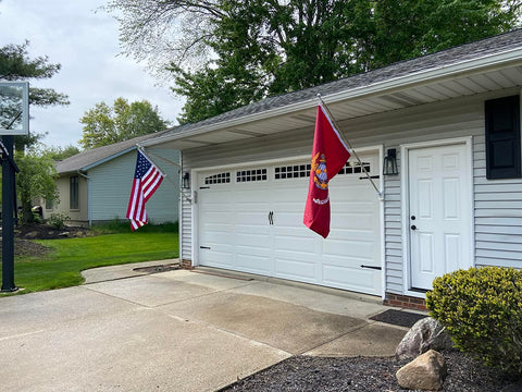Jayus flag displayed outdoors on a pole or wall for maximum impact