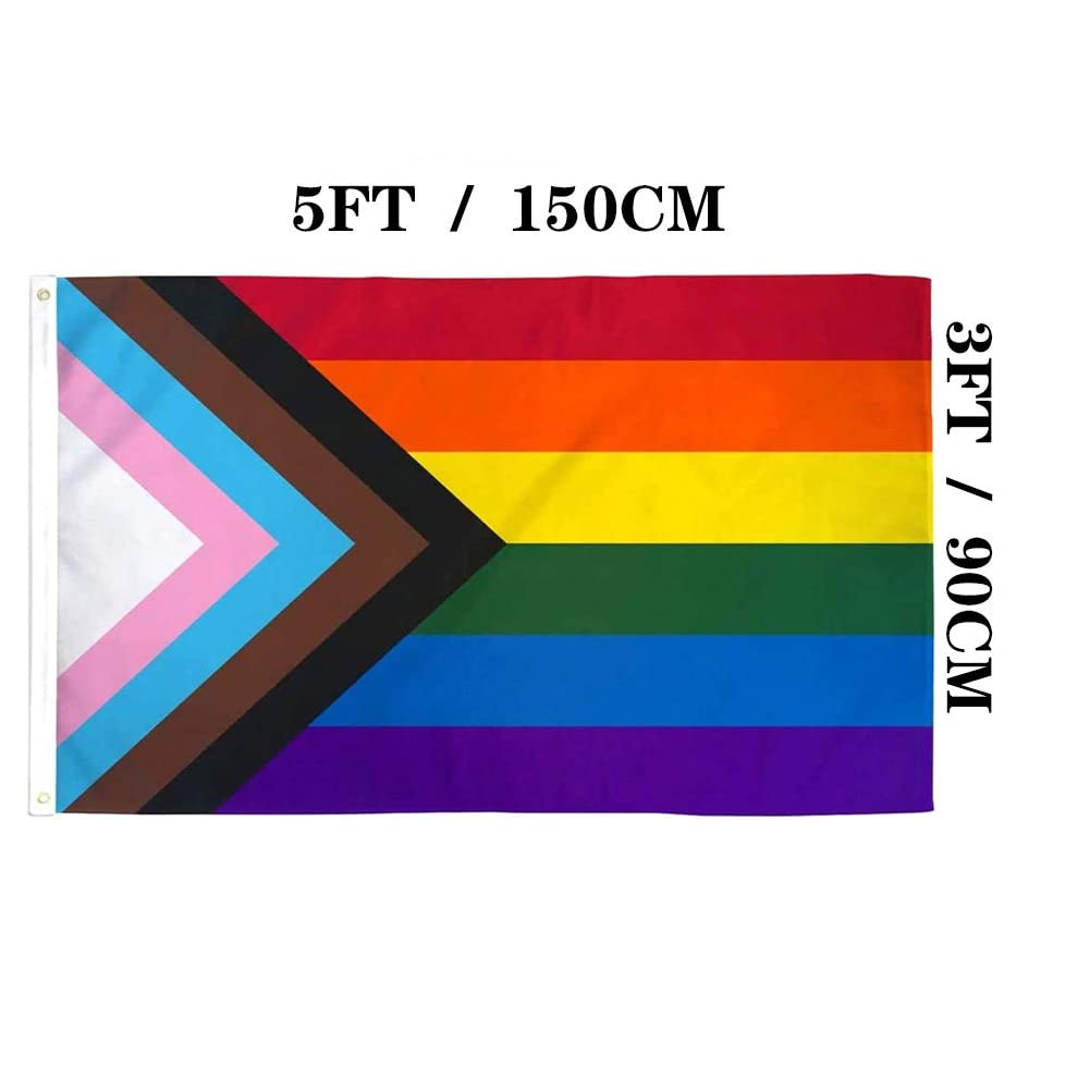 Jayus sturdy stitched edges pride flag designed for long lasting wear