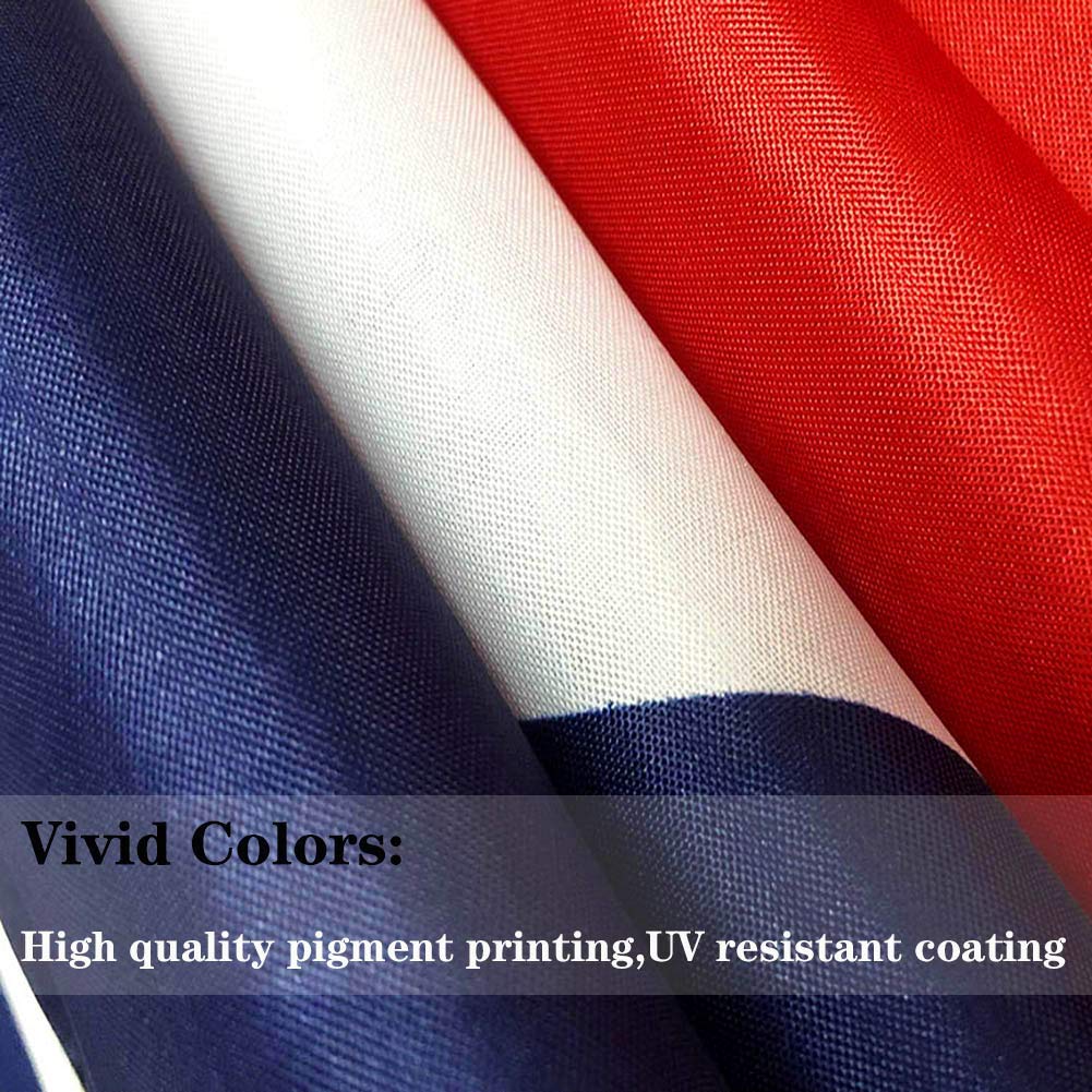 Jayus Texas flag UV-resistant colors stay bright after long outdoor exposure