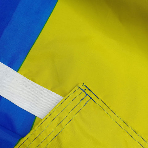 Jayus Ukraine flag 3x5 sewn construction for neat, durable seams