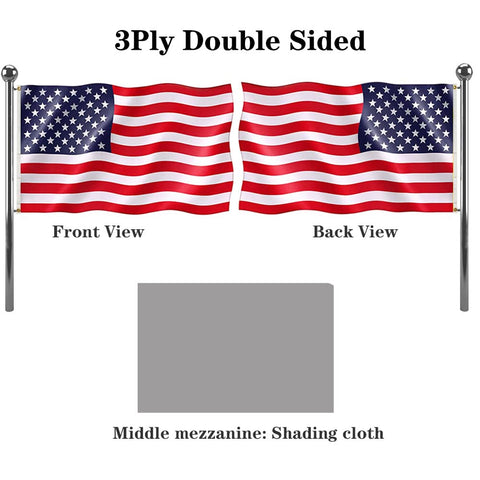 Jayus flag with vivid color on both sides for curb appeal and visibility.
