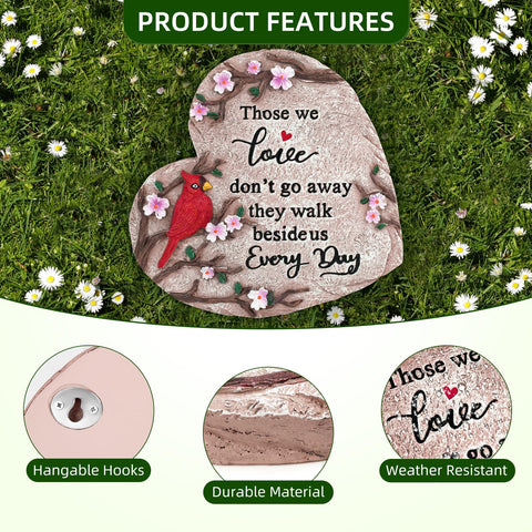 Jazcimdo memorial stone engraved with comforting quote for daily remembrance