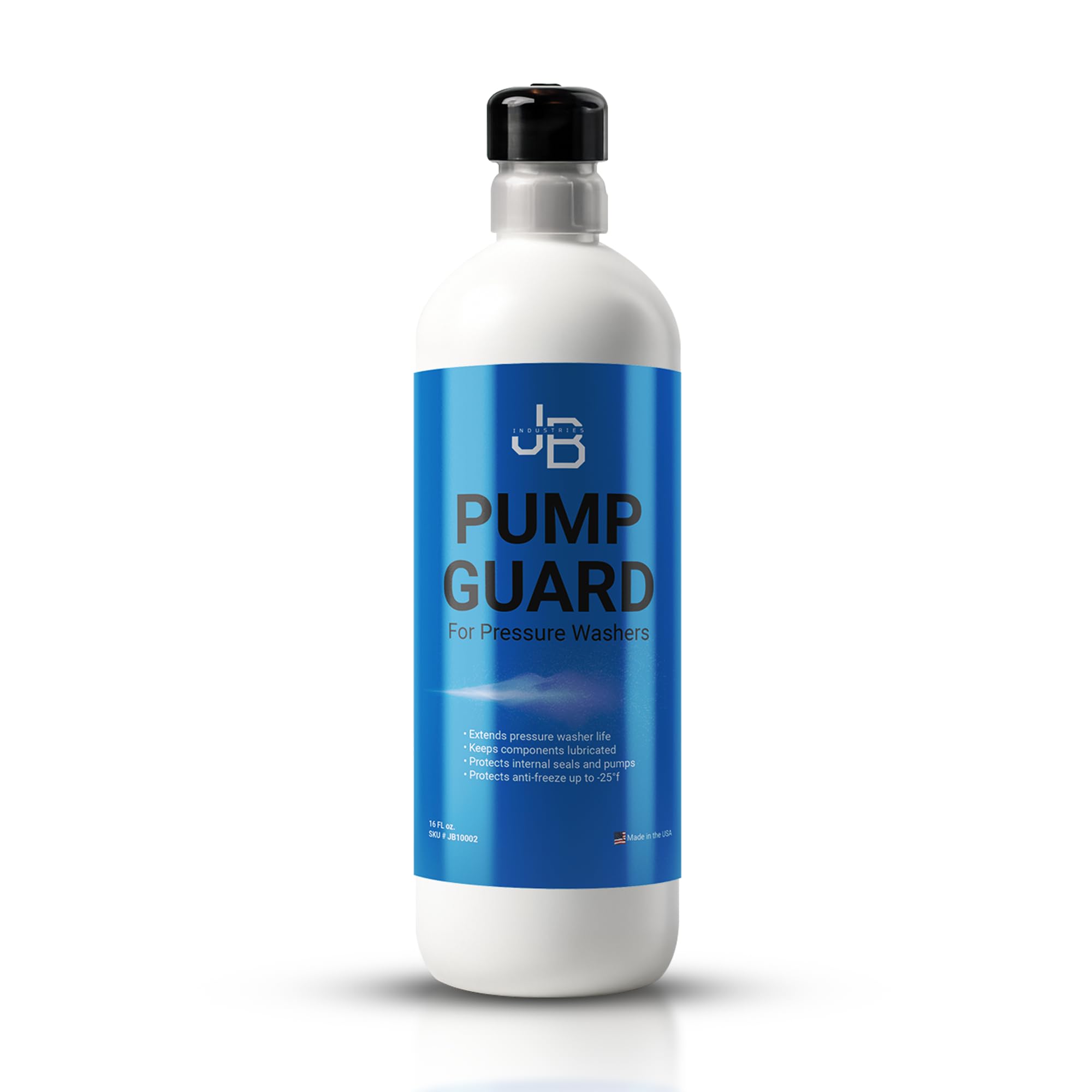 JB Industries Pump Guard 16oz bottle ready for winter storage.