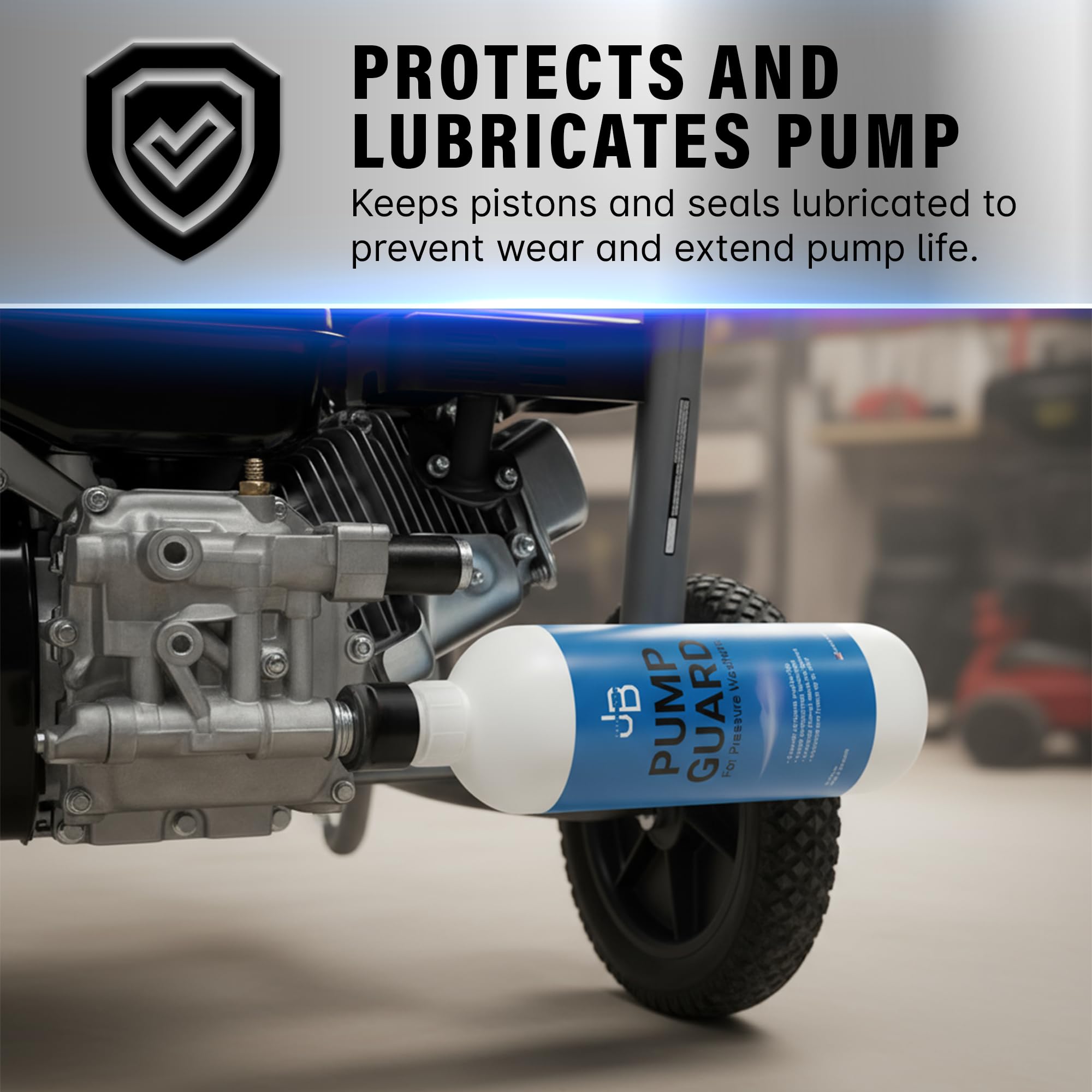 Storage protection keeps pump internals safe during off-season.