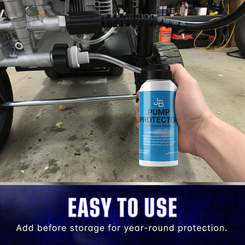 Rust-prevention action reducing corrosion on metal pump parts