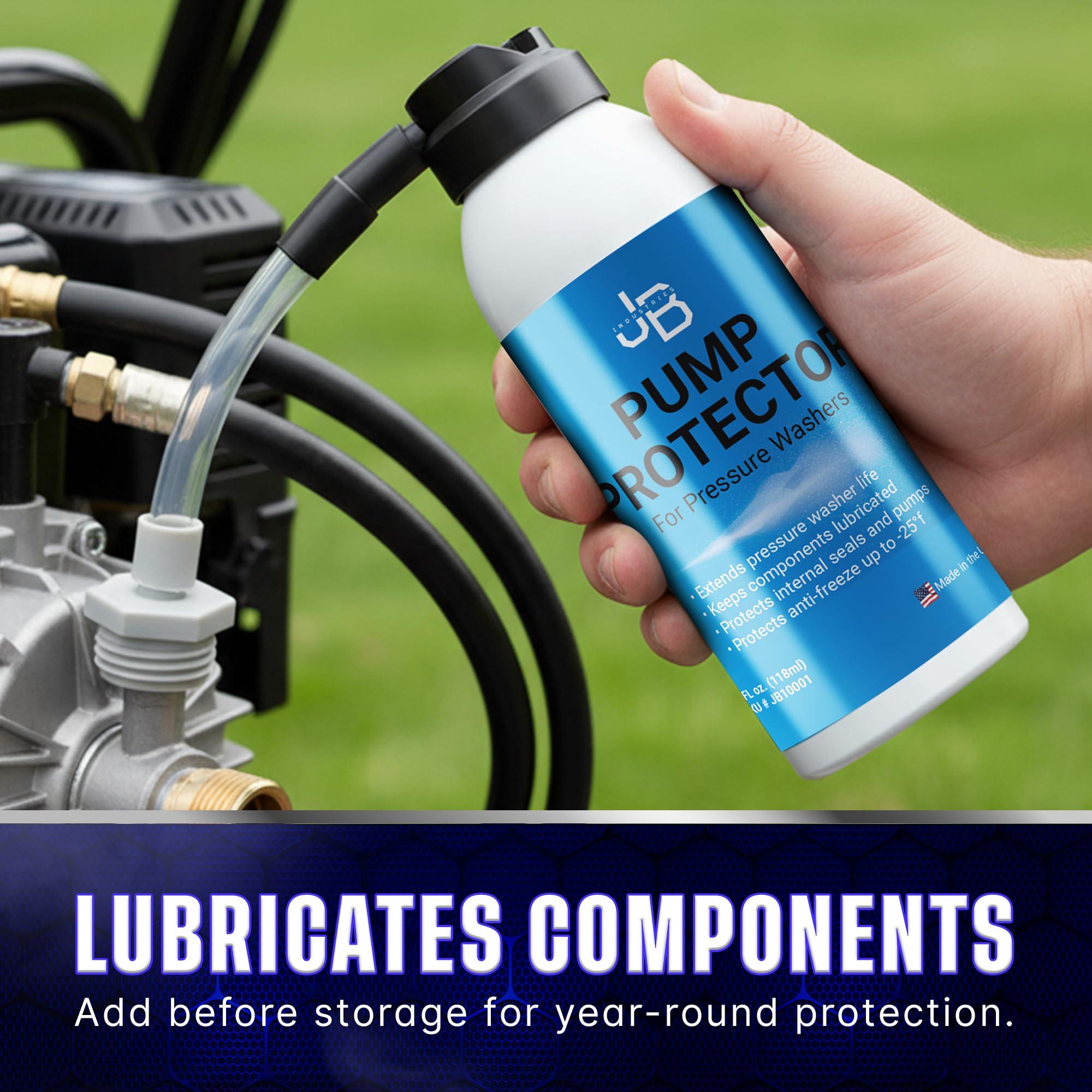 Internal lubrication forming a protective film on pump components