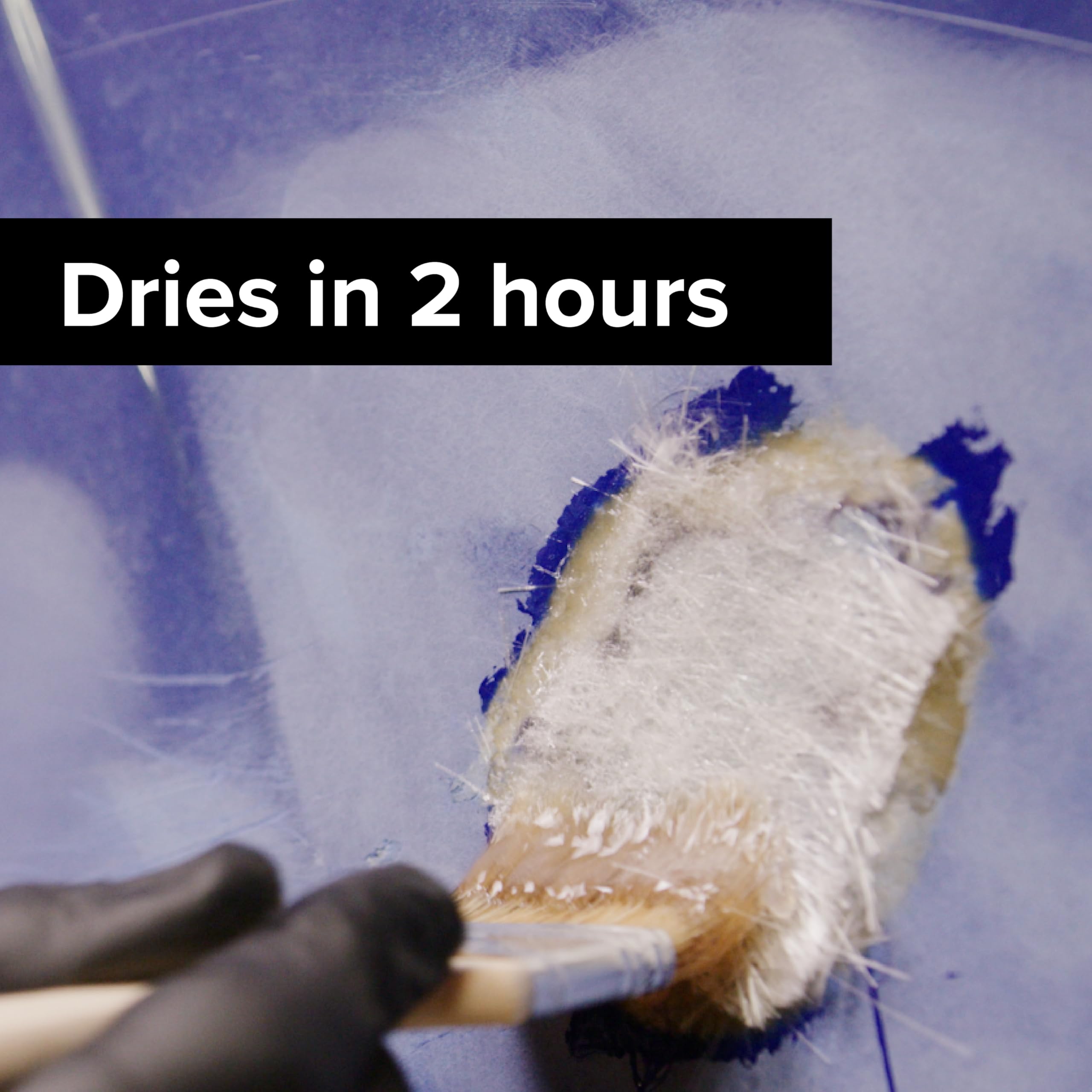 J-B Weld Fiberglass Resin with fiberglass cloth reinforcement.