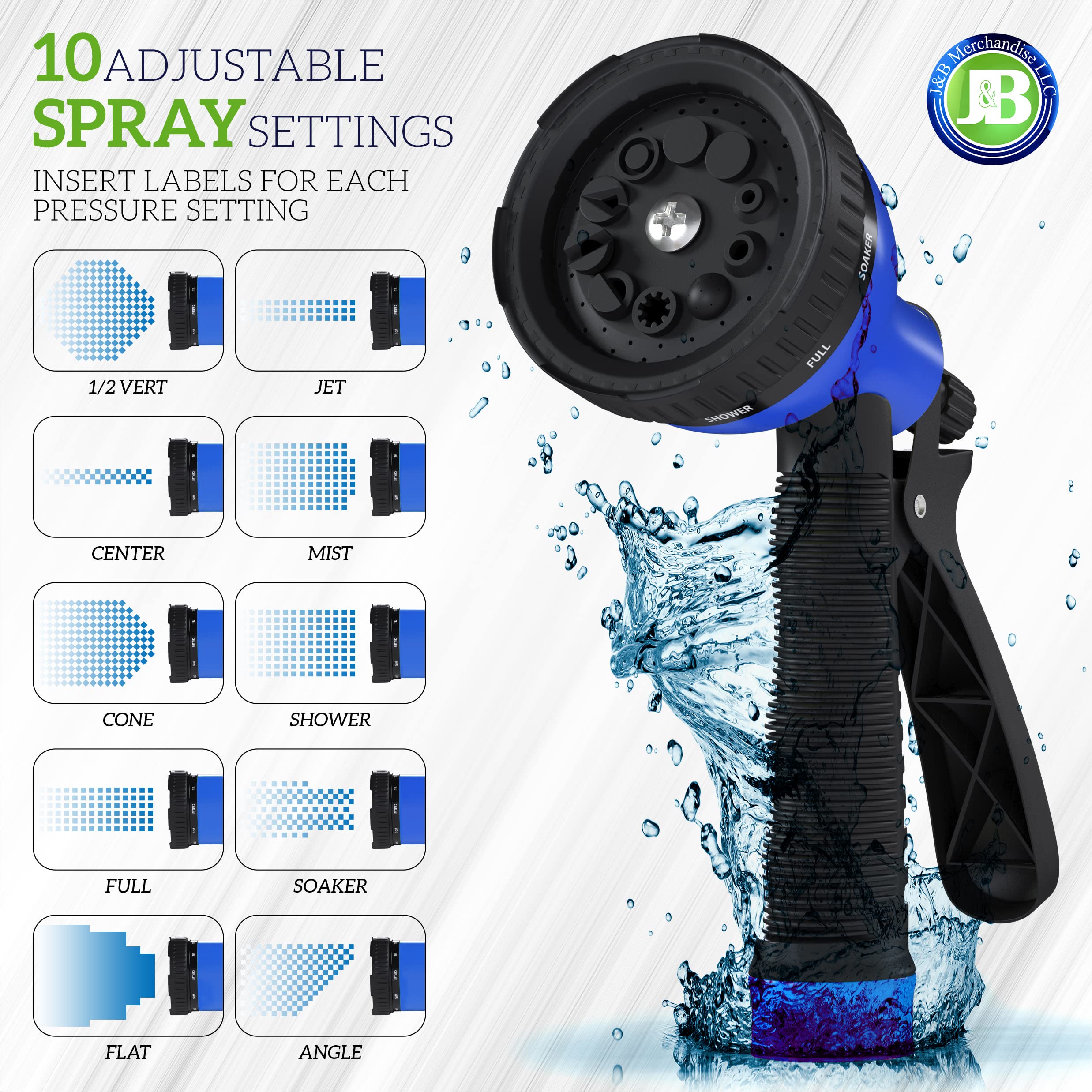J&B XpandaHose 4-layer latex core for durable flexibility