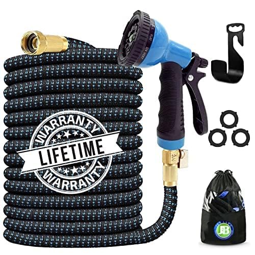 J&B XpandaHose 4-layer latex core offers durable flexibility.