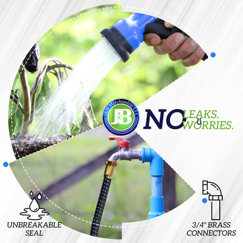 J&B XpandaHose lightweight design reduces struggle when moving around the yard.