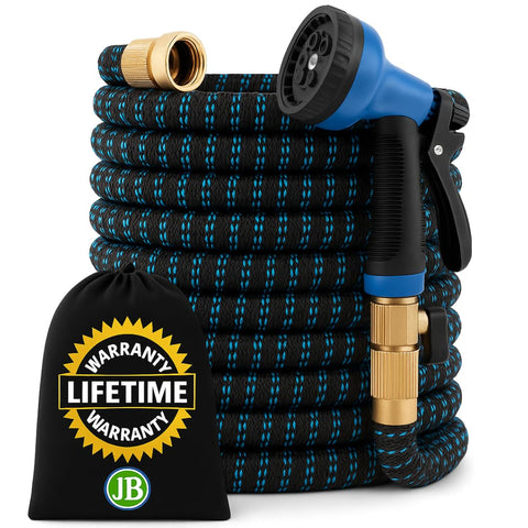 J&B XpandaHose kink-reducing design stays smooth while watering.