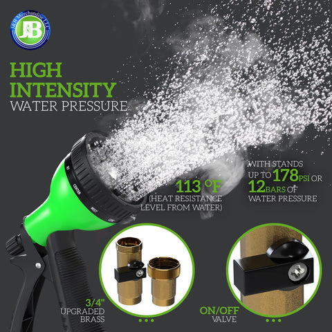 J&B XpandaHose lifetime warranty and responsive support.